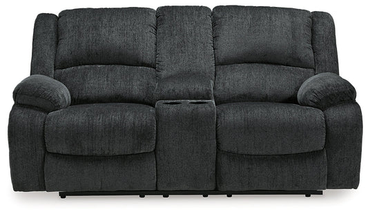 Draycoll DBL Rec Loveseat w/Console