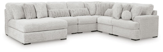 Cuddle Plush 6-Piece Sectional with Chaise