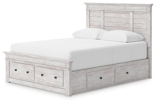Makidern Queen Panel Storage Bed