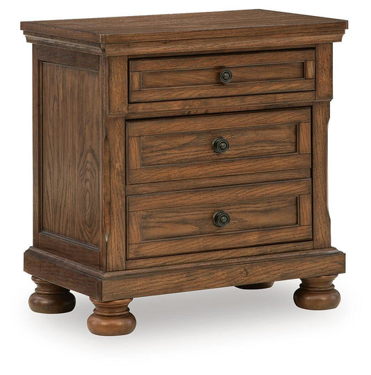 Zackaryn Two Drawer Night Stand