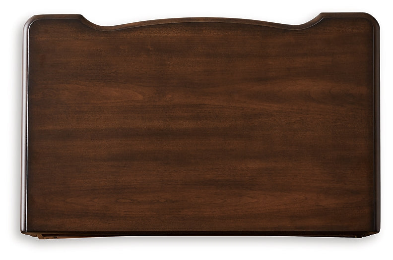 Lavinton California King Poster Bed with Mirrored Dresser, Chest and Nightstand