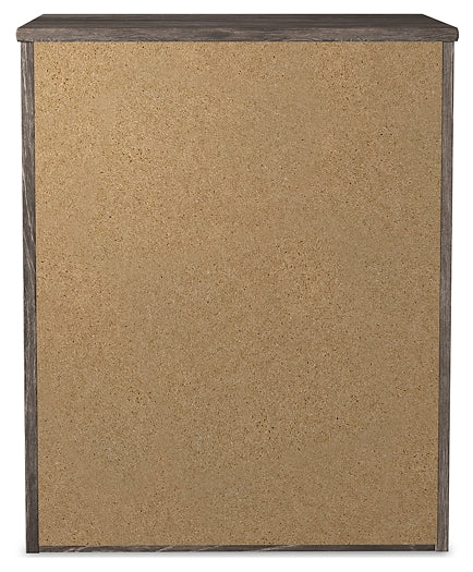 Ralinksi Full Panel Bed with Mirrored Dresser, Chest and Nightstand