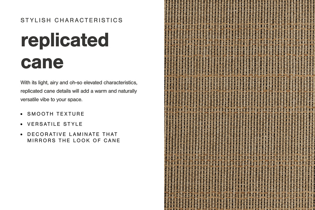 Cielden Queen Panel Headboard with Mirrored Dresser and Nightstand