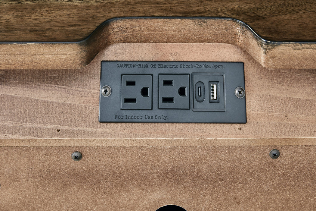 Sturlayne Queen Upholstered Panel Bed with Mirrored Dresser and Nightstand