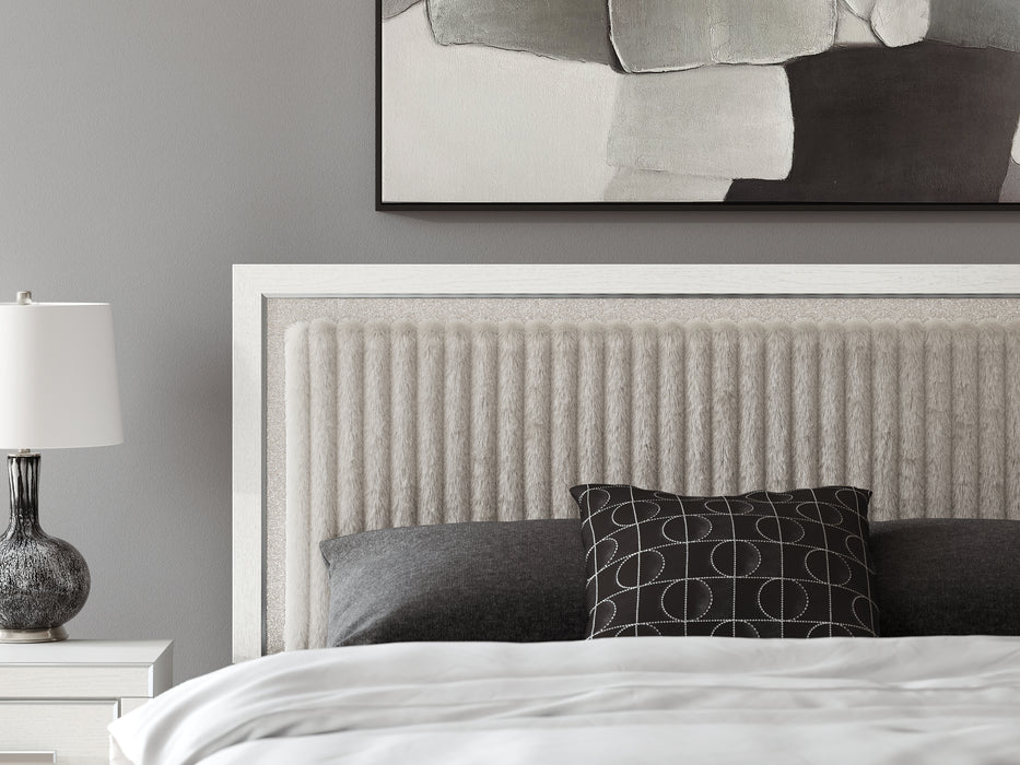 Zuraleus King Upholstered Panel Bed