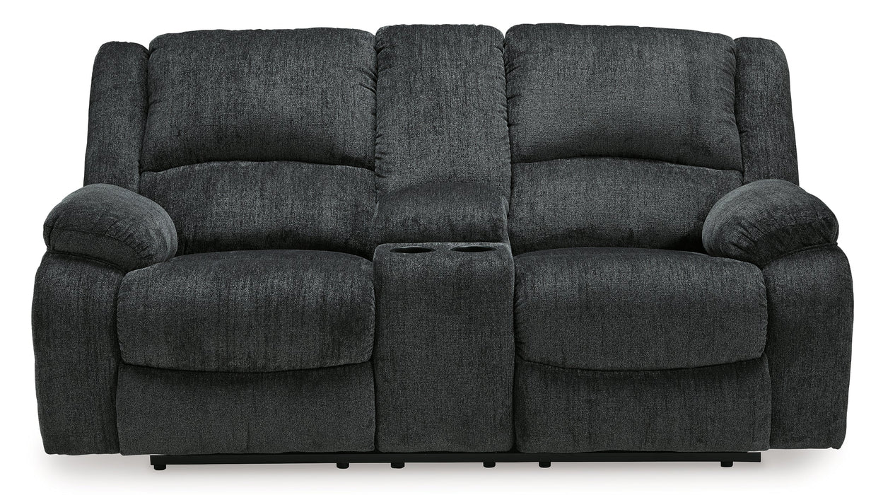 Draycoll DBL REC PWR Loveseat w/Console