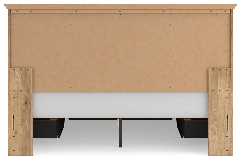 Makidern King Panel Storage Bed