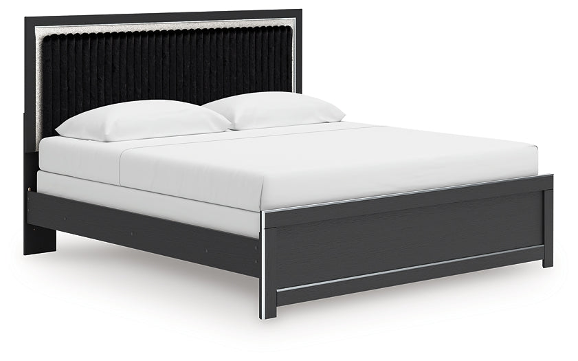 Zuraleus King Upholstered Panel Bed