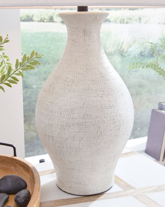 Ashbend Ceramic Table Lamp (1/CN)