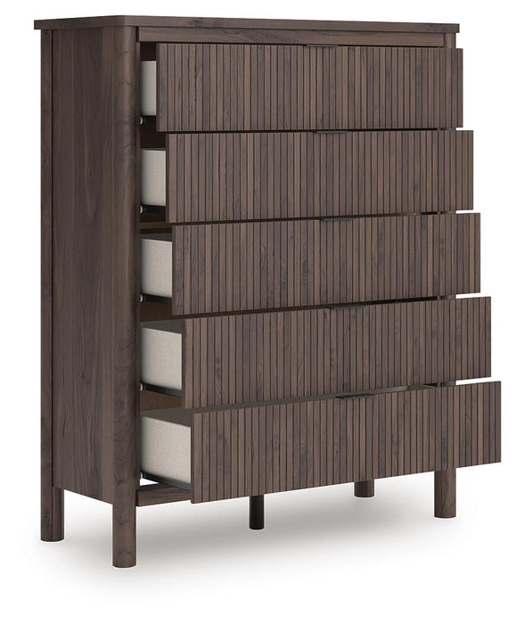 Pamytta Five Drawer Wide Chest