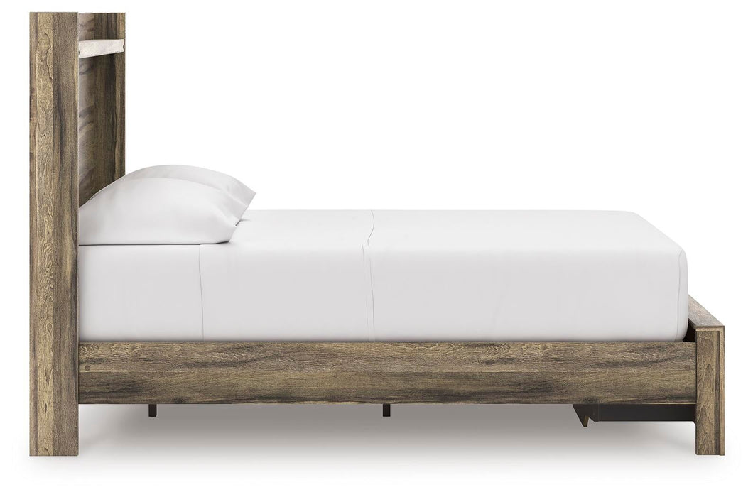 Elbrim Full Panel Storage Bed