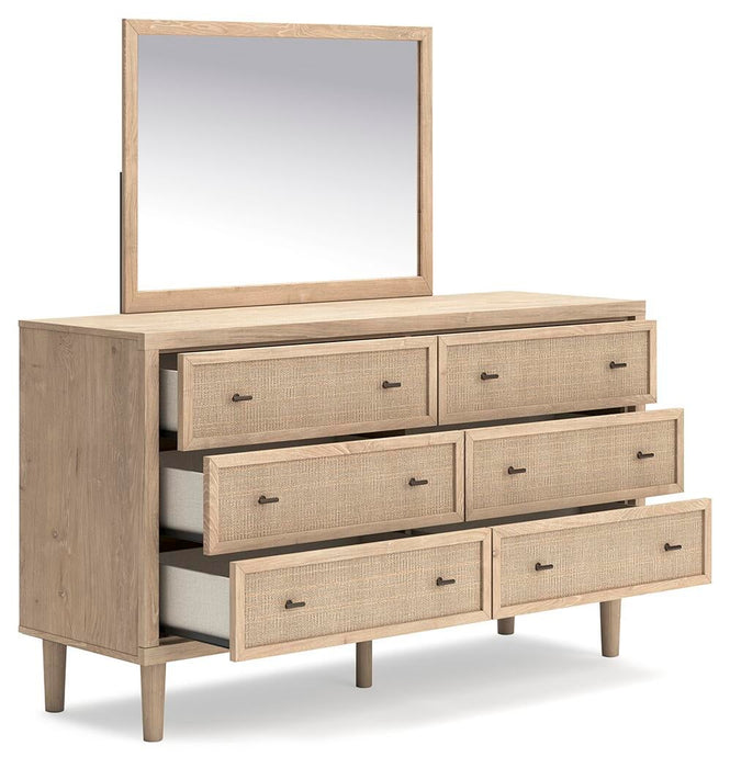 Cielden King Panel Headboard, Dresser, Mirror and Nightstand