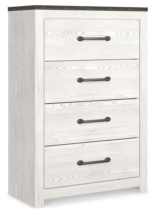 Gerridan Queen Panel Bed, Dresser, Mirror, Chest and Nightstand