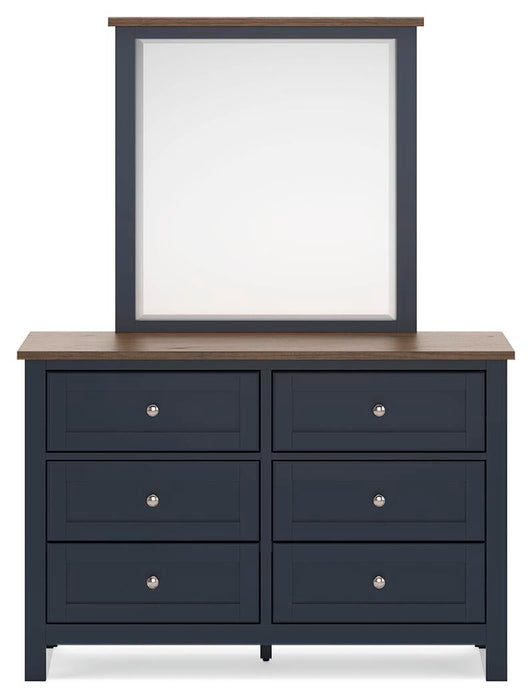Landocken Queen Panel Headboard, Dresser, Mirror, Chest and Nightstand