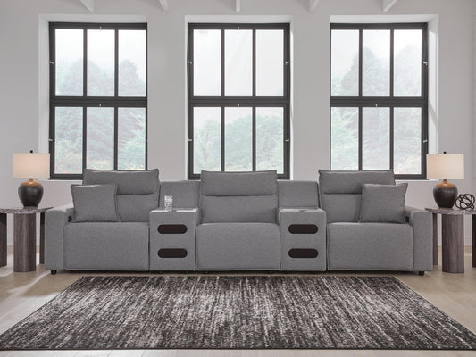 Modmax II 5-Piece Power Reclining Sectional with Audio Consoles