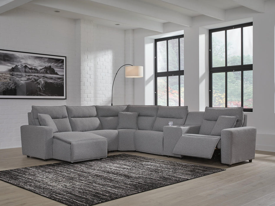 Modmax II 6-Piece Power Reclining Sectional with Chaise and Console