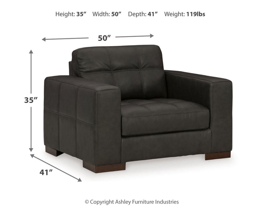 Luigi Chair and Ottoman