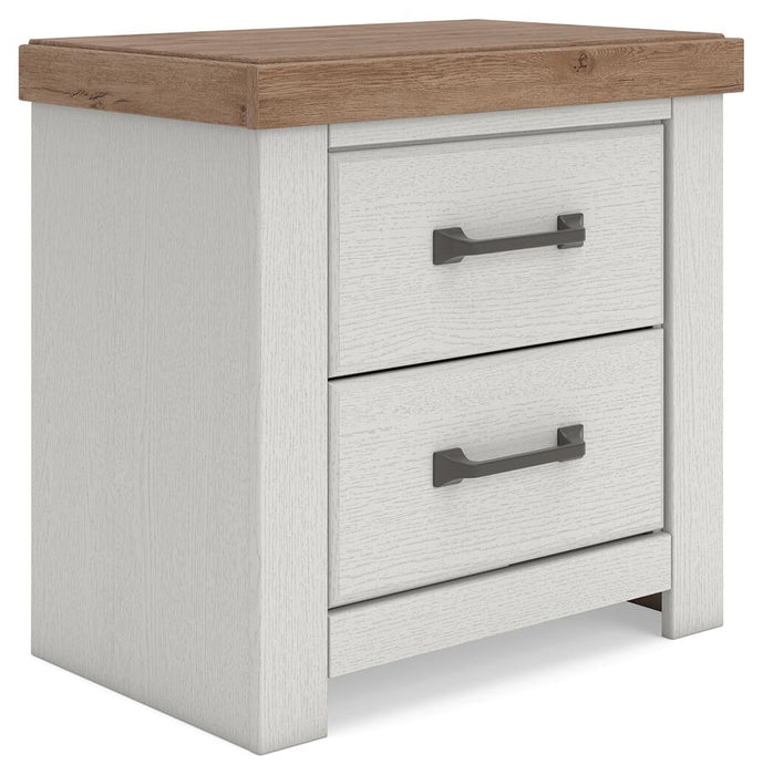 Savonport King Panel Bed with Storage, Dresser, Mirror, Chest and Nightstand