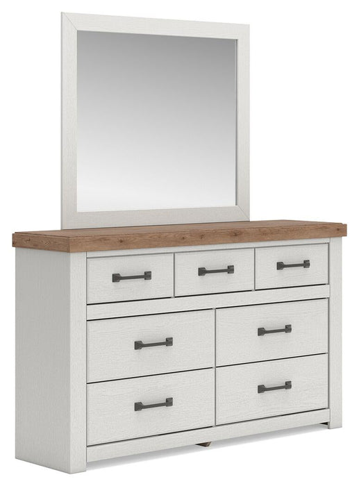 Savonport King Panel Bed, Dresser, Mirror, Chest and Nightstand