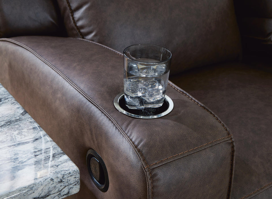 Lavenhorne Reclining Sofa w/ Drop Down Table