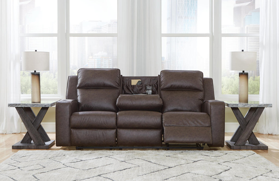 Lavenhorne Reclining Sofa w/ Drop Down Table