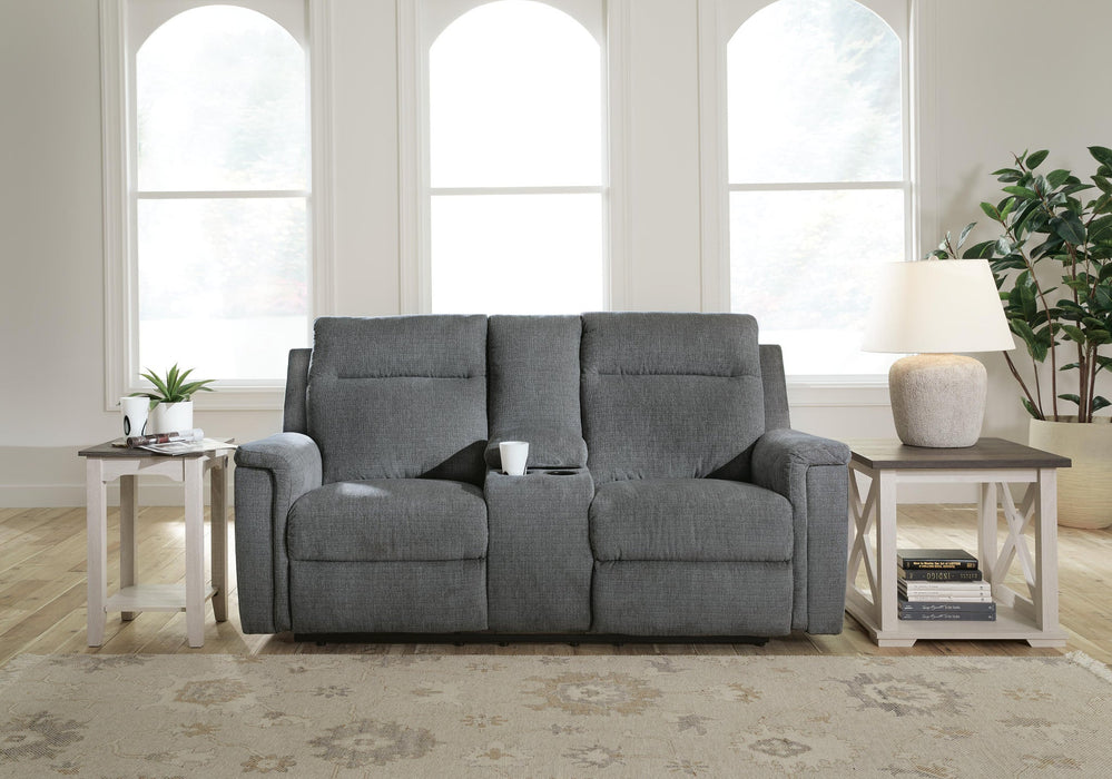 Barnsana DBL REC PWR Loveseat w/Console