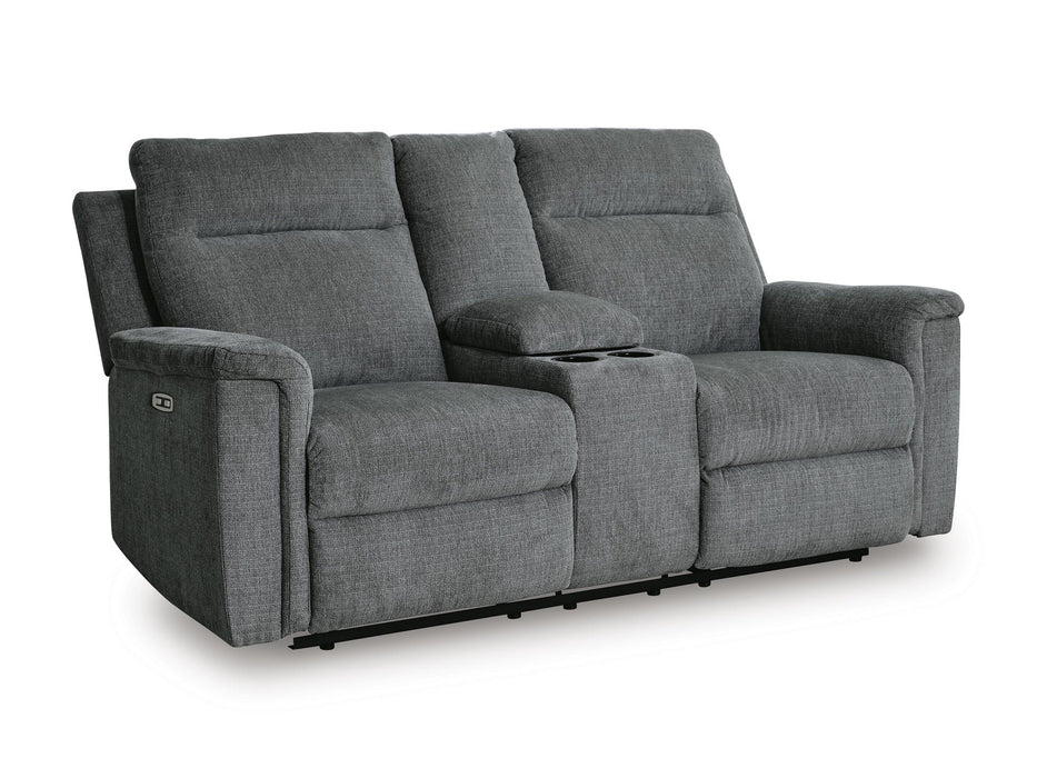 Barnsana DBL REC PWR Loveseat w/Console