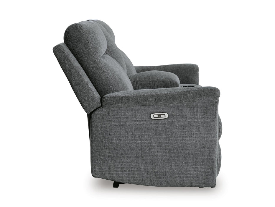 Barnsana DBL REC PWR Loveseat w/Console