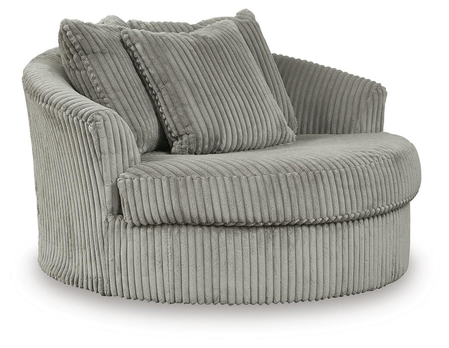 Lindyn Oversized Swivel Accent Chair