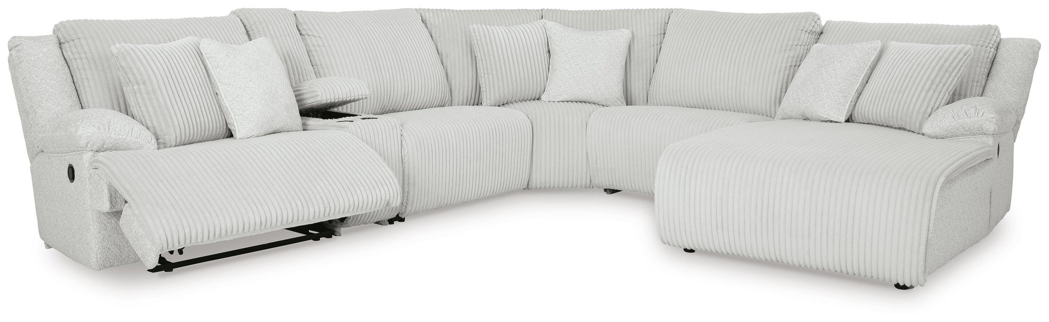 Top Tier 6-Piece Reclining Sectional with Chaise
