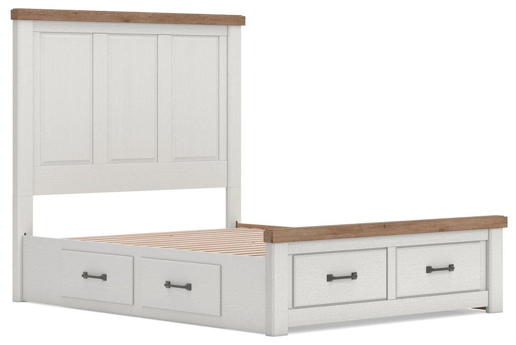 Savonport King Panel Storage Bed, Dresser, Mirror, Chest and Nightstand