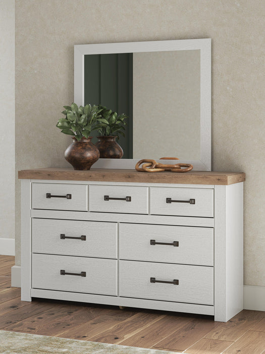 Savonport Queen Panel Storage Bed, Dresser, Mirror, Chest and Nightstand