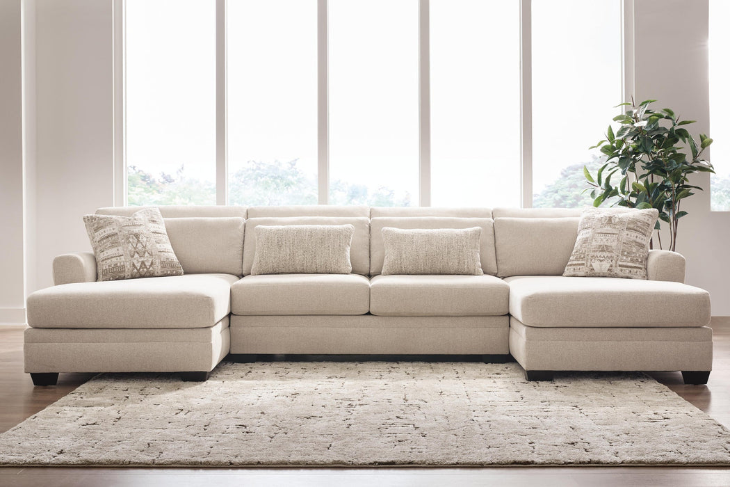 Mandi Point 3-Piece Double Chaise Sectional