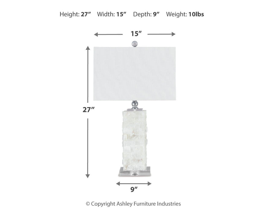 Malise Alabaster Table Lamp (1/CN)