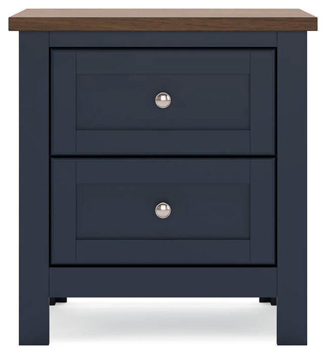 Landocken Two Drawer Night Stand