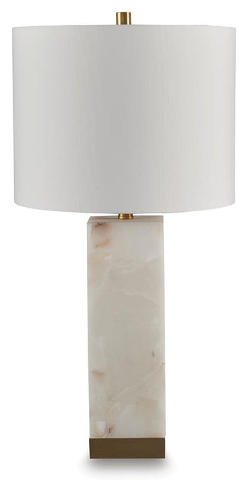 Linderfield Alabaster Table Lamp (1/CN)