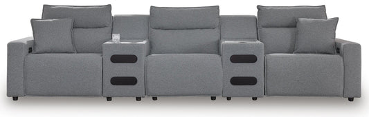 Modmax II 5-Piece Power Reclining Sectional with Audio Consoles