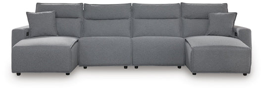 Modmax II 4-Piece Reclining Sectional with Double Chaise