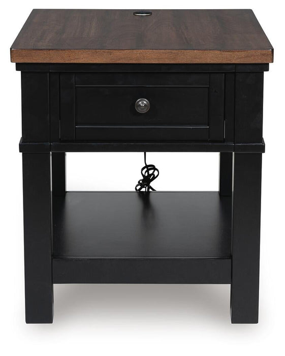 Wildenauer Rectangular End Table