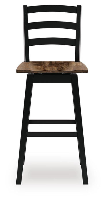Wildenauer Tall Swivel Barstool (2/CN)