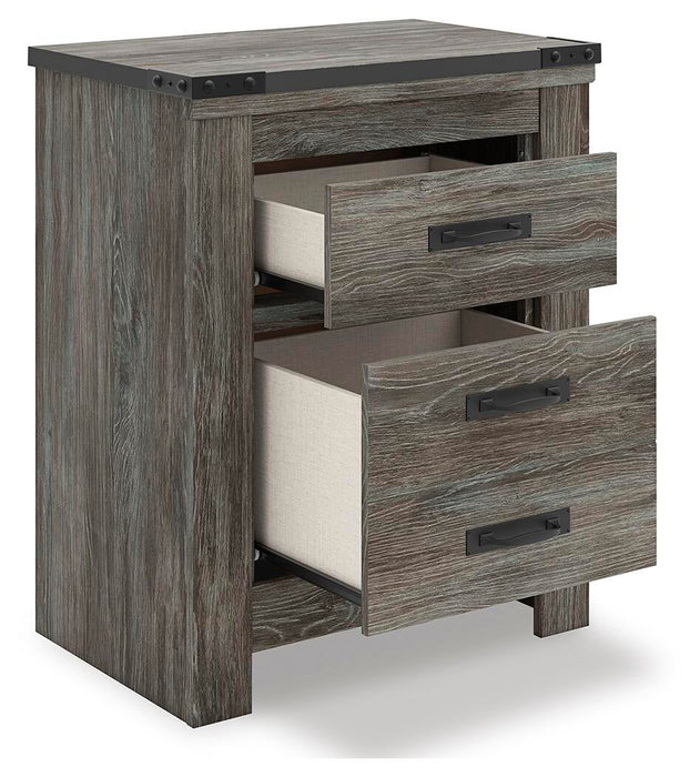 Frandern Two Drawer Night Stand