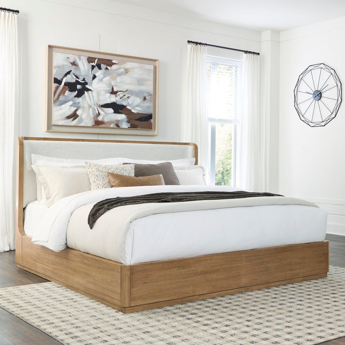 Pamaria California King Upholstered Panel Bed