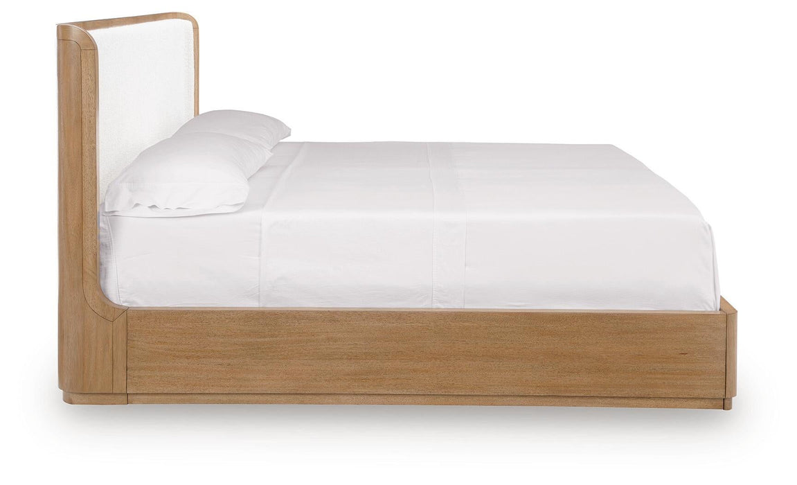 Pamaria California King Upholstered Panel Bed