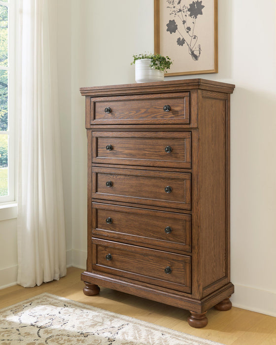 Zackaryn Five Drawer Chest