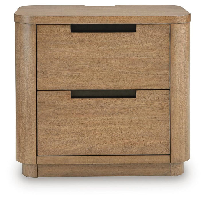 Pamaria Two Drawer Night Stand