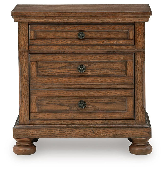 Zackaryn Two Drawer Night Stand