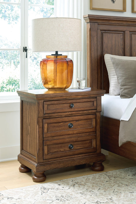 Zackaryn Two Drawer Night Stand