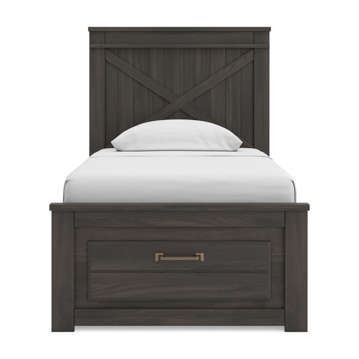 Vonitta Bay Twin Panel Storage Bed